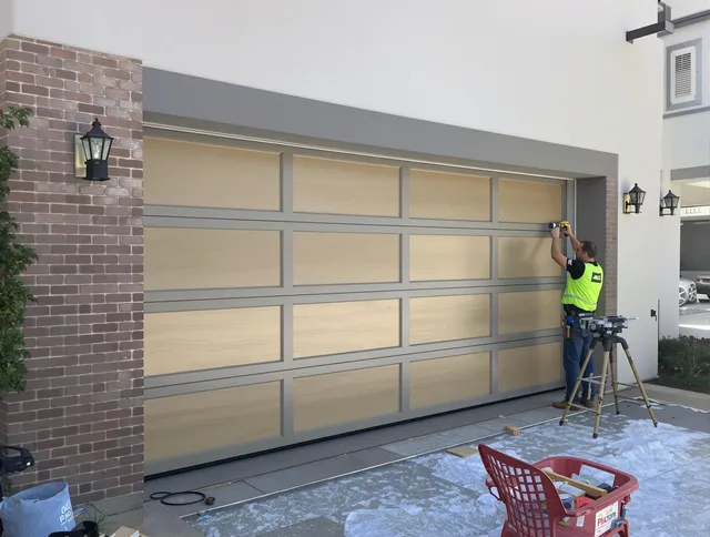 Garage door replacement service by Maynard Garage Door Repair in Maynard