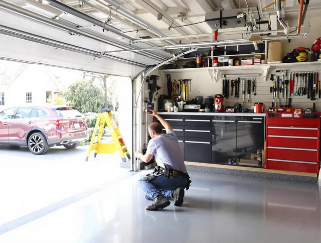 Local garage door repair service by Maynard Garage Door Repair in Maynard