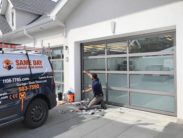 Same-day garage door repair service by Maynard Garage Door Repair in Maynard